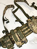 РПС комплект з підсумками, аптечка. Жилет Розвантаження ремінно-плечова система піксель, фото 2