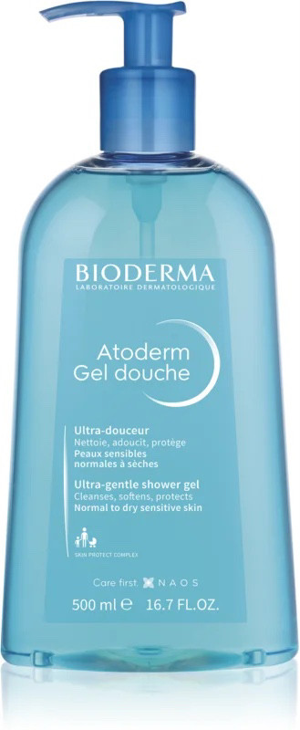 BIODERMA ATODERM GEL DOUCHE Гель для душу - 500 мл// - фото 1 - id-p1738226027