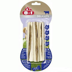 8 in 1 Delights Sticks, для зміцнення ясен, з яловичиною, 3шт 13см