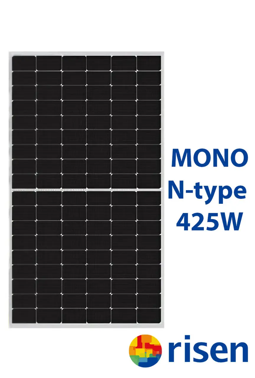 Сонячна батарея Risen RSM108-9-425М (N-Type)