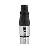 POWERlight XLR-3FS Канон 3-контактний (Мама), фото 3