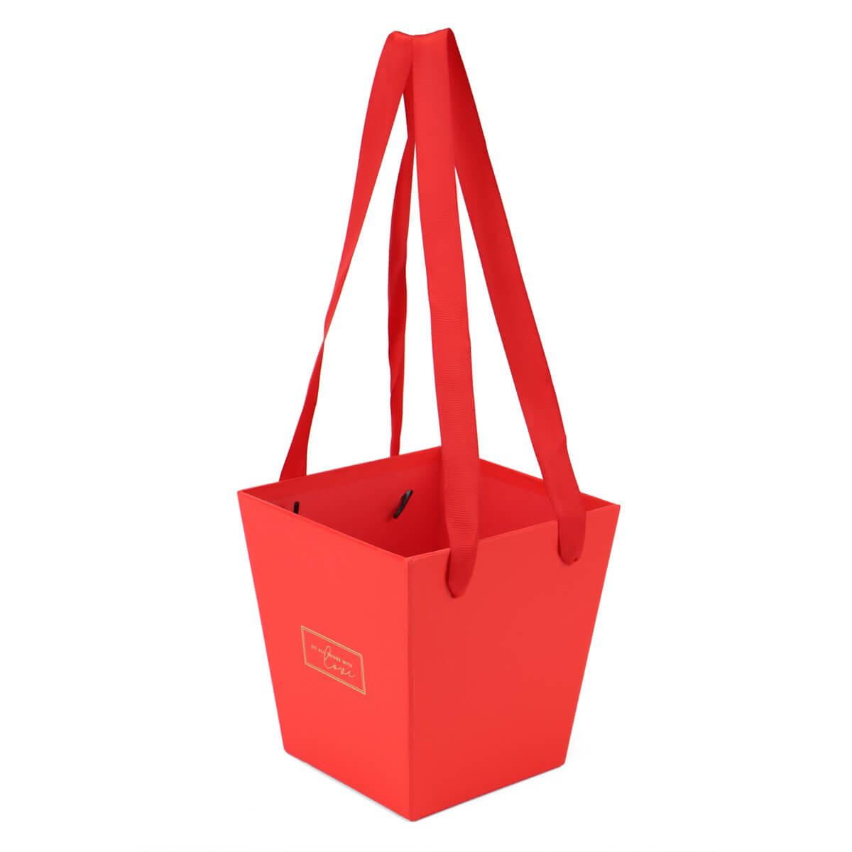 Коробка для квітів  "З любов'ю", червона ELISEY, фото 1