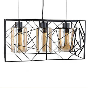 Люстра 12120/3 Black Amber Glass, фото 2