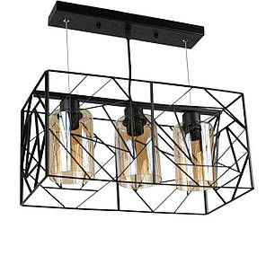 Люстра 12120/3 Black Amber Glass, фото 2