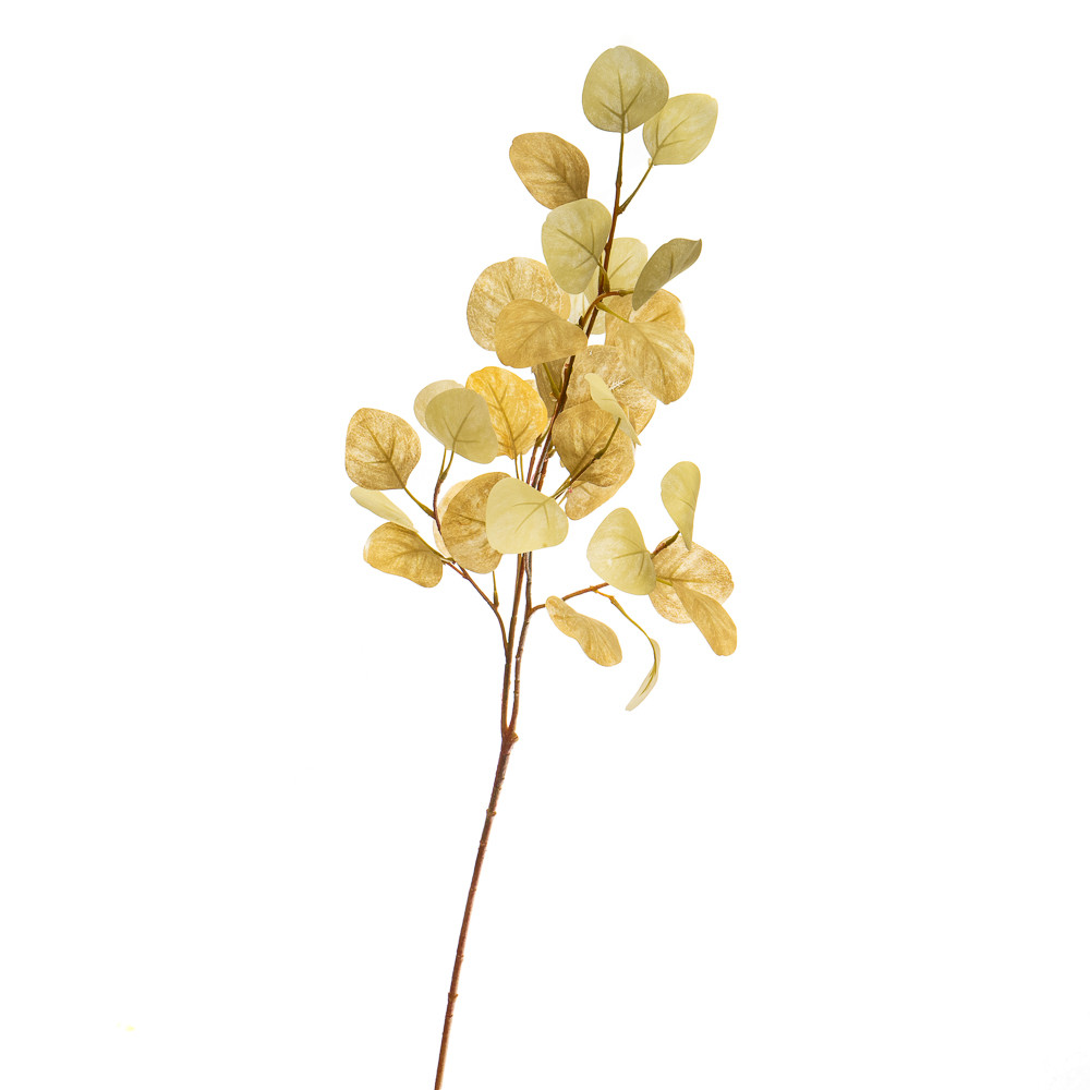 Гілка штучна "Евкаліпт",  жовтий ELISEY, фото 1
