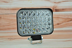 Фара LED прямокутна 99W 6000K (33 діодів) (15см х 10см  х 3см) (ближній + дальній)