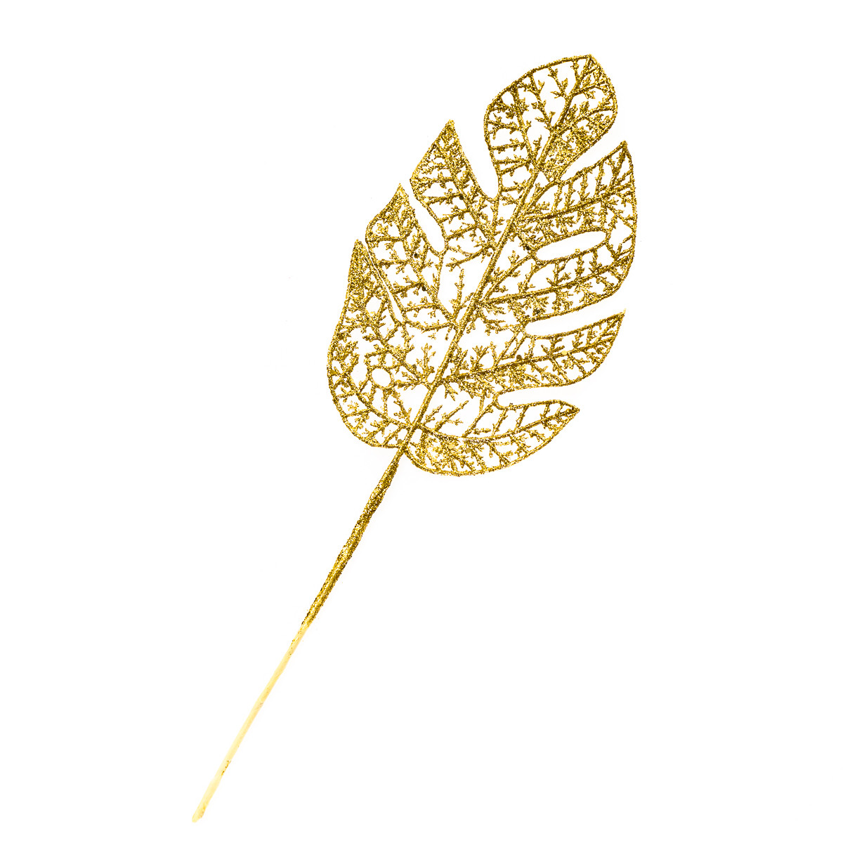 Декоративна гілка "Золота монстера" ELISEY, фото 1