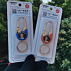 Брелок-карабін для ключів Omuda A3755 Sport Синій. Брелок металевий для автоключів, фото 10