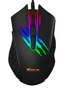 Миша провідна оптична ігрова XTRIKE GM-203 для геймерів з різнобарвним підсвічуванням