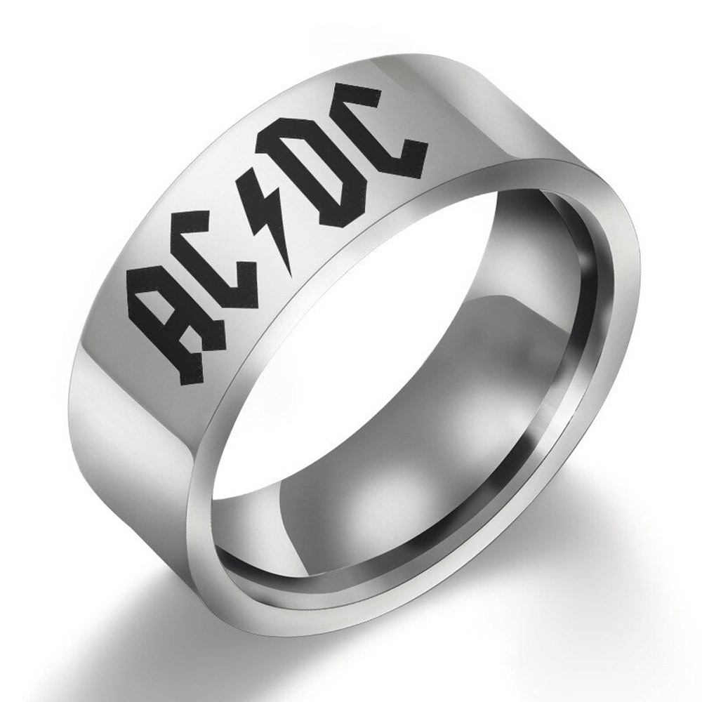 Кільце AC/DC сріблясте RBV-123