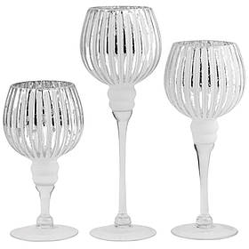 Набір з 3 підсвічників "Іскри" ELISEY