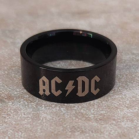 Кільце AC/DC чорне RBV-124, фото 3