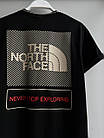 Чоловіча футболка The North Face чорна з принтом бавовняна літня Теніска Зе Норт Фейс на літо, фото 4
