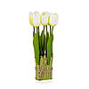 УЦІНКА Букет тюльпанів 25 см, білий (Перероблені в букетики) ELISEY, фото 2