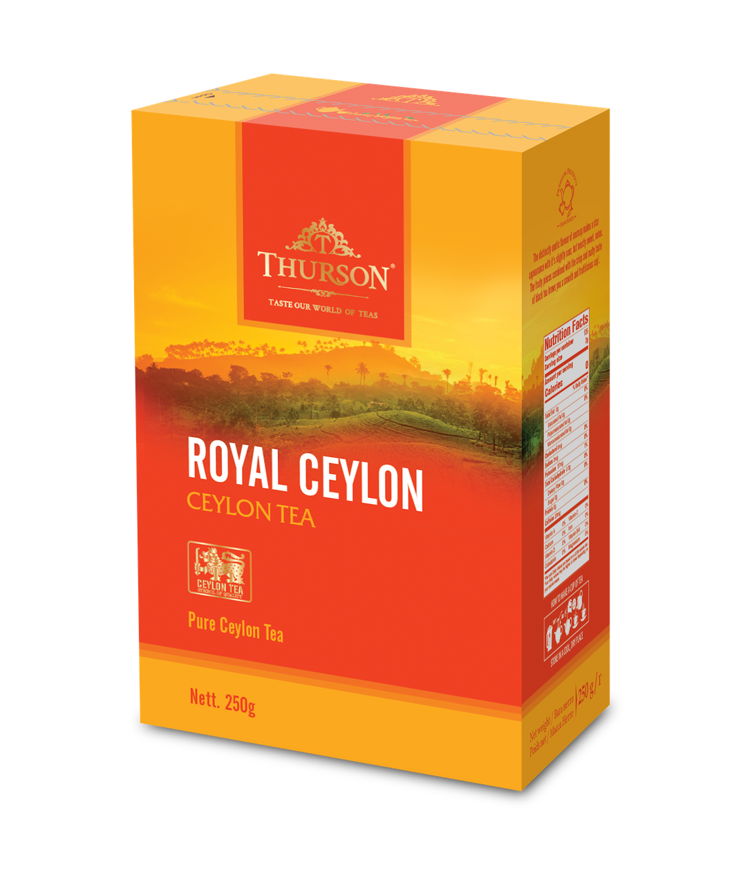 Чай чорний великолистовий цейлонський Турсон Роял Цейлон 250 грамів, фото 1