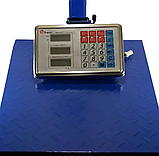 Ваги торгові Domotec ACS 150KG FOLD із залізною головою, розмір 30x40 см, 6V, фото 3
