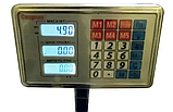 Ваги торгові Domotec ACS 150KG FOLD із залізною головою, розмір 30x40 см, 6V, фото 4