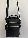 Чоловіча сумка з натуральної шкіри 3924-11BLACK чорна, фото 3