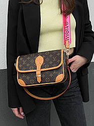Жіноча сумка Луї Віттон коричнева Louis Vuitton Diane Brown Chess