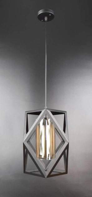 Люстра потолочна підвісна в стилі LOFT (лофт) 12172/1-br Чорний 40х28х28 см