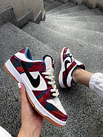 Цветные мужские и женские кроссовки Nike SB Dunk Low Para Multi Color. Яркие кроссы унисекс Найк СБ Данк.