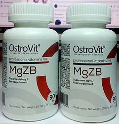 Вітаміни та мінерали OstroVit MgZB 90 tabs острівять магній цинк