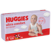 Підгузок Huggies Ultra Comfort 4 (7-18 кг) Jumbo для мальч. 50 шт (5029053567587), фото 2