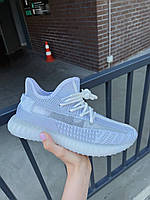 Світлі жіночі кроссівки Adidas Yeezy 350. Модні кросси для дівчат Адідас Ізі 350., фото 3