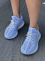 Світлі жіночі кроссівки Adidas Yeezy 350. Модні кросси для дівчат Адідас Ізі 350., фото 4