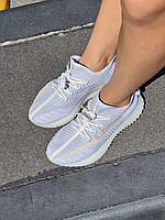Світлі жіночі кроссівки Adidas Yeezy 350. Модні кросси для дівчат Адідас Ізі 350., фото 7