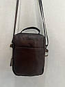 Чоловіча шкіряна сумка 8143CF коричнева, фото 2