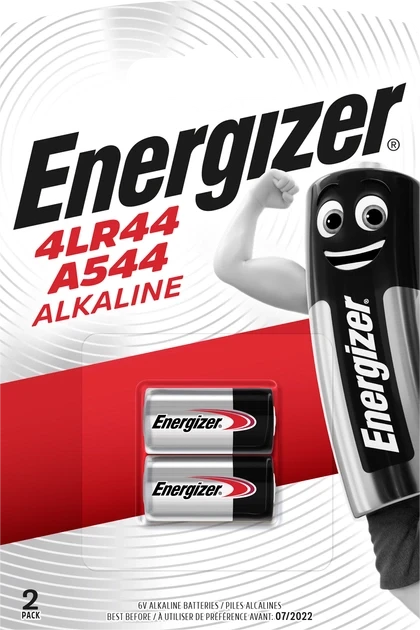 Батарейки Energizer LR544 / 4LR44 / 2/20 7638900393354