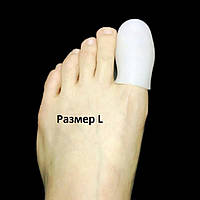 Силиконовый напальчник, дышащие гелевые защитные накладки для пальцев ног. valgus pro. PL L