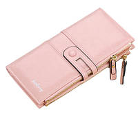 Стильний жіночий гаманець на блискавці зі штучної шкіри, Pink