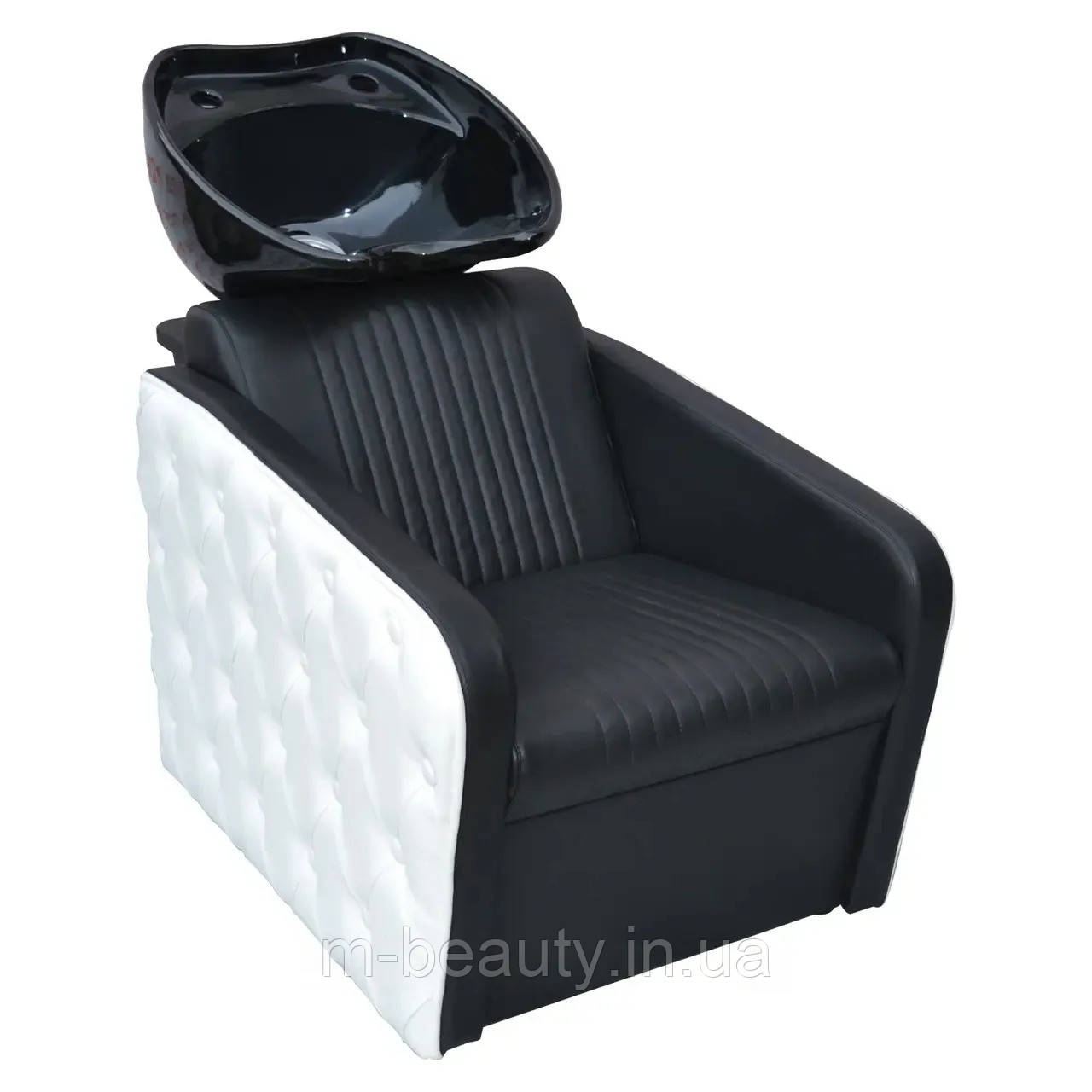 Перукарська мийка з широким кріслом Марлен LUX_Barber крісло-мийка з сантехнікою для Barbershop, фото 1