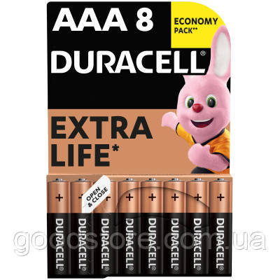 Батарейка Duracell AAA MN2400 LR03 * 8 (5000394203341 / 81480364)
