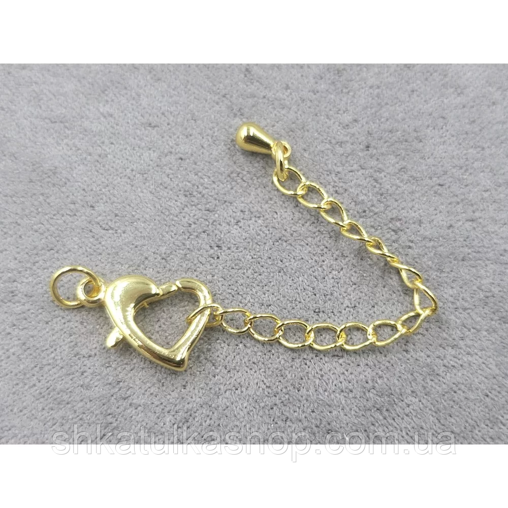 Застібка 9*13мм лимонне золото Milano З65, фото 1