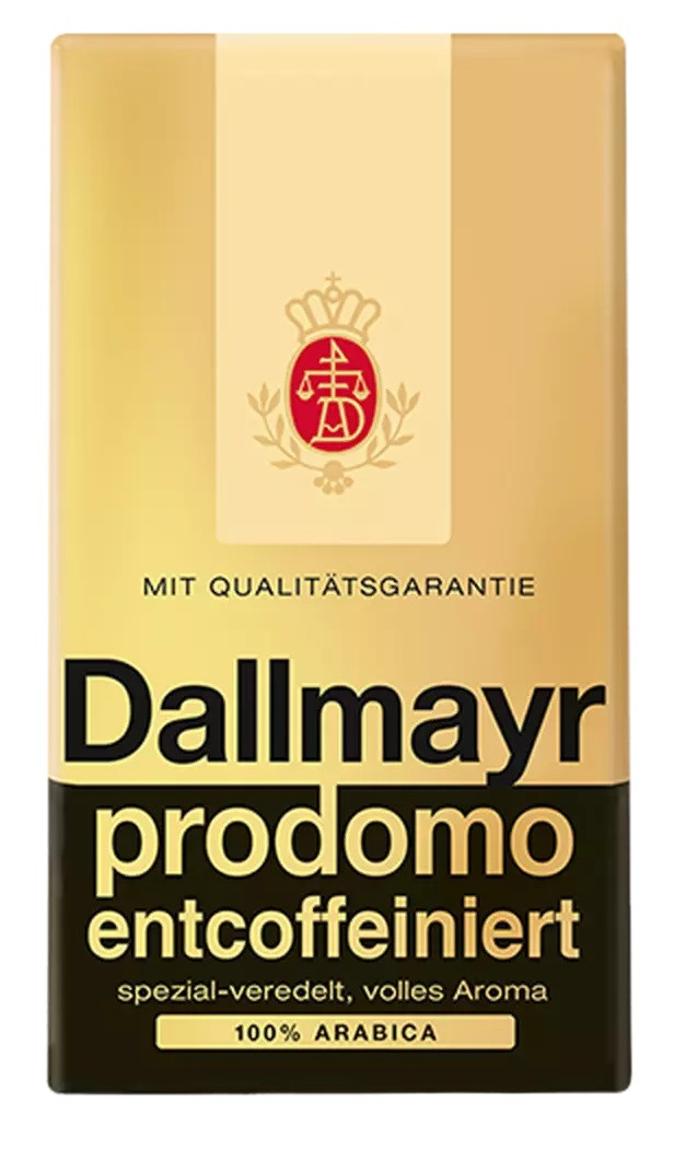 Кава мелена Dallmayr Prodomo Entcoffeiniert без кофеїну, 500г
