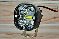 Фара LED Круглая 45W 6000K Комбинированый-луч (15 диодов) (7.8см х 7.8см х 4см)