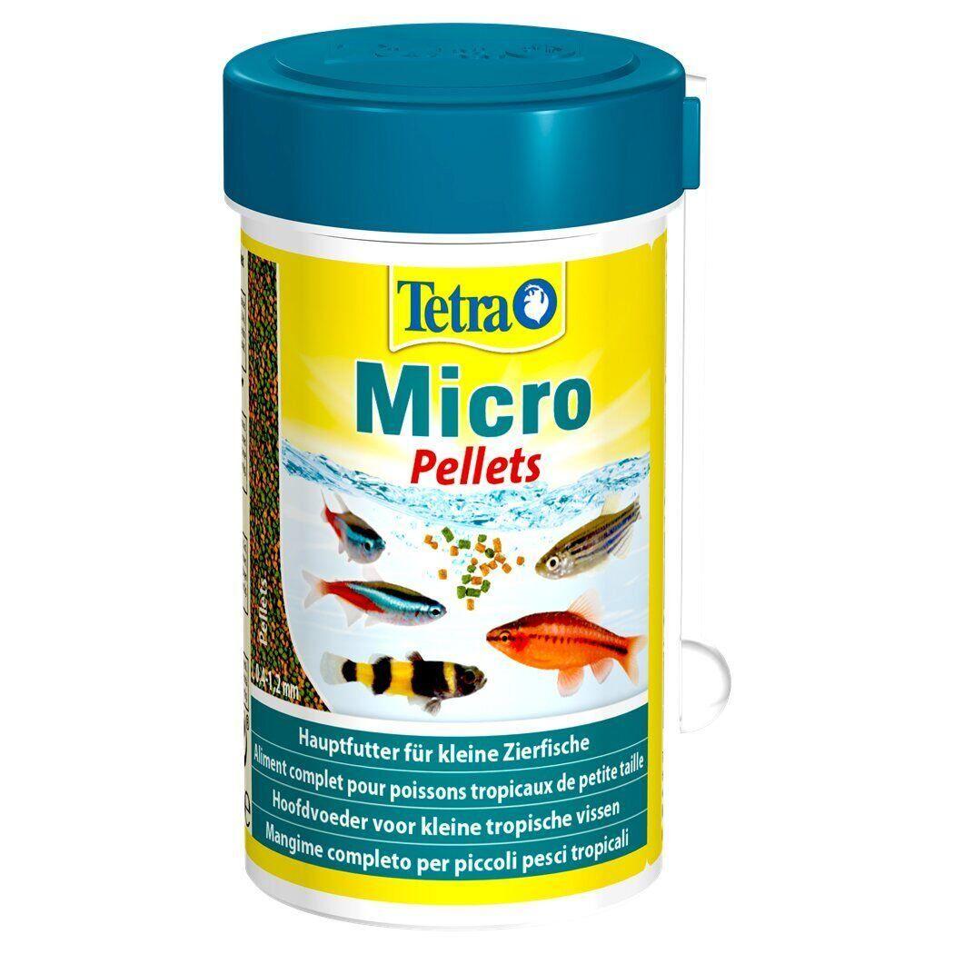Tetra Micro Pellets Сухий корм для всіх видів дрібних акваріумних риб у гранулах, 100 мл (277496)