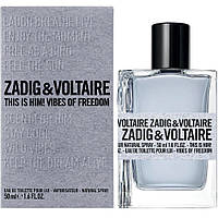 Оригинал Zadig Voltaire This Is Him Vibes Of Freedom 50 мл туалетная вода