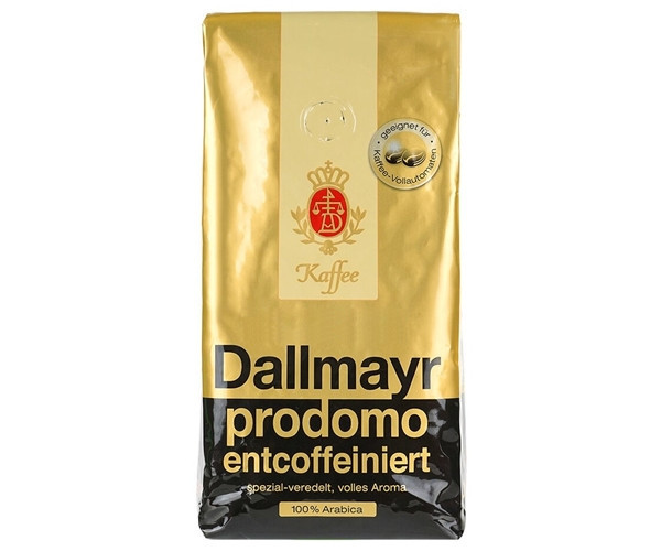 Кава в зернах Dallmayr Prodomo Entcoffeiniert без кофеїну, 500г