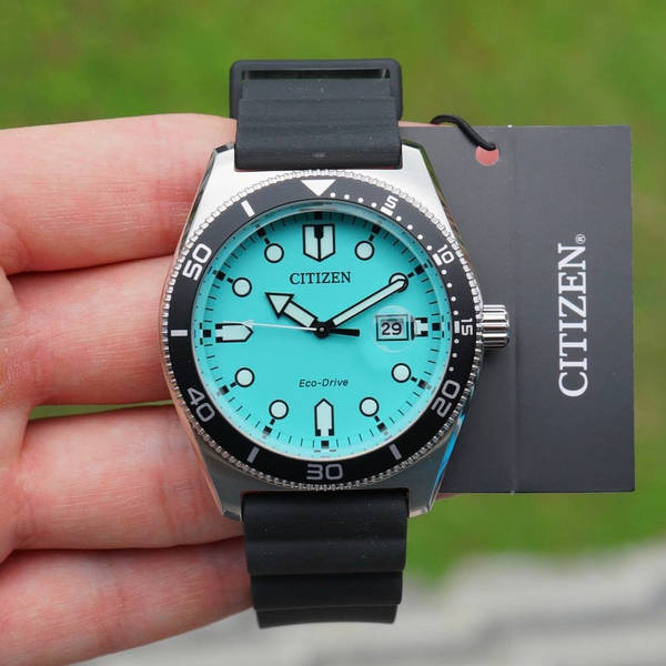 Часы Citizen AW1760-14X Eco-Drive Tiffany Blue Dial Rubber Часы Citizen AW1760-14X Eco-Drive Tiffany Blue Dial Rubber