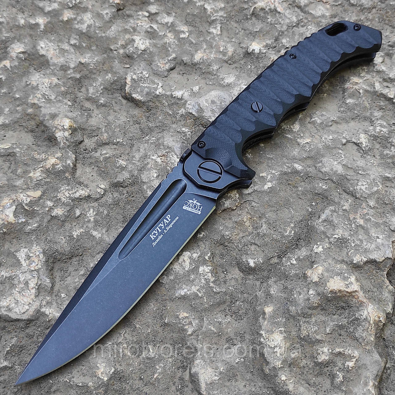 Ніж складний Нокс Кугуар AUS8 Black