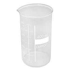 Стакан лабораторний, 400 мл, високий, з носиком і шкалою, Ridni