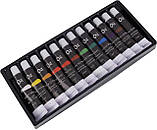 Набір художніх олійних фарб в тубах 12 кольорів по 12 мл., фото 6