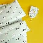 Комплект постільної білизни в ліжечко для новонароджених в мішечку, Панда м`ята бавовна 100% ТМ PAPAELLA, фото 6