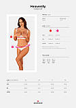 Еротичний комплект Obsessive Heavenlly 2-pcs cupless set XS/S, відкриті груди, з доступом SO8175, фото 6