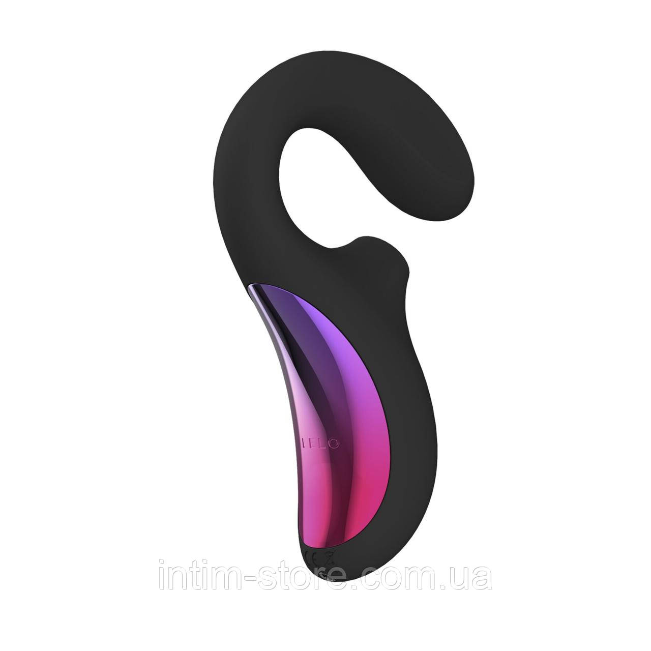 Кліторально-вагінальний звуковий стимулятор LELO Enigma Black SO8070, фото 1