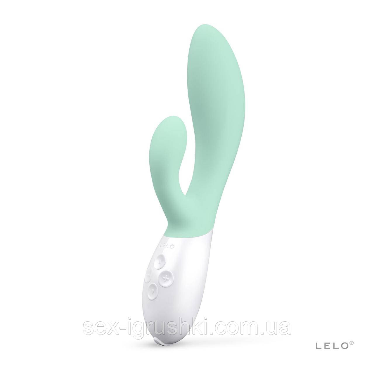 Вібратор-кролик LELO Ina 3 Seaweed, 10 режимів вібрації, потужний мотор SO8079